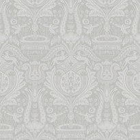 Tapetti Laura Ashley 113410 Heraldic Damask, Slate Grey