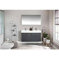 Kylpyhuoneryhmä Linento Bathroom Carlsbad 120 Grey peili