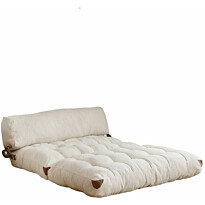 Vuodesohva Linento Furniture Fold Kadife Cream, 2-istuttava, beige, Verkkokaupan poistotuote