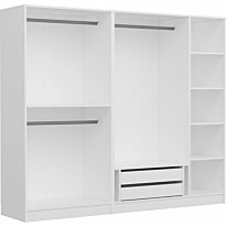 Walk-in closet Linento Furniture Kale 210x225cm valkoinen