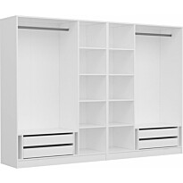 Walk-in closet Linento Furniture Kale 4930 190x270cm valkoinen