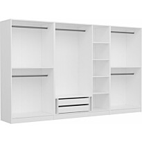 Walk-in closet Linento Furniture Kale 4931 190x315cm valkoinen