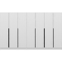 Vaatekaappi Linento Furniture Kale Plus 210x315cm 4 vetolaatikkoa eri värejä