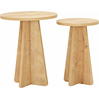 Sarjapöytä Linento Furniture Mushroom safiiri/tammi