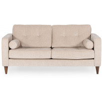 Sohva Linento Furniture Halic, 2-istuttava, luonnonvalkoinen