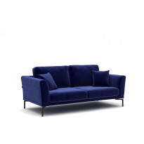 Sohva Linento Furniture Jade, 2-istuttava, sininen
