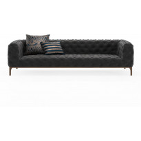 Sohva Linento Furniture Fashion, 3-istuttava, harmaa