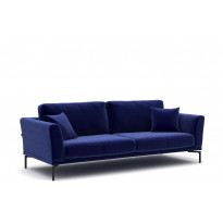 Sohva Linento Furniture Jade, 3-istuttava, sininen