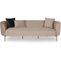 Sohva Linento Furniture Macaroon, 4-istuttava, beige