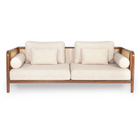 Sohva Linento Furniture Peanut, 4-istuttava, luonnonvalkoinen