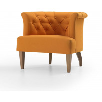 Nojatuoli Linento Furniture Wooden, oranssi