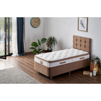 Sänkypaketti Linento Furniture Latte, 120x200cm, vaaleanruskea