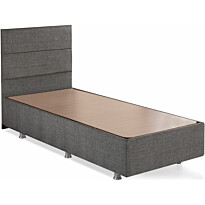 Sänky Linento Furniture Silver Grey harmaa, ilman patjaa, eri kokoja