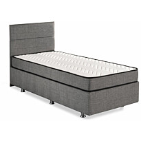 Sänky Linento Furniture Silver Grey 80x180cm harmaa