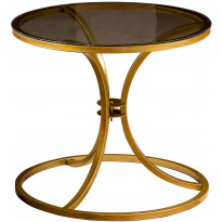 Apupöytä Linento Furniture Corleaone, 60cm, lasi, eri värejä