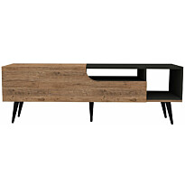 TV-taso Linento Furniture Alba Atlantic Pine/antrasiitti