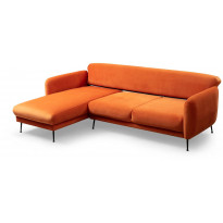 Divaanisohva Linento Furniture Sevilla, vasen, oranssi