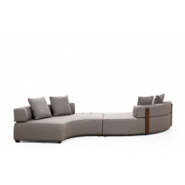 Sohva Linento Furniture Gondol 5, harmaa