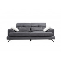 Sohva Linento Furniture Frido raita, 2-istuttava, harmaa