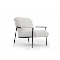 Nojatuoli Linento Furniture Jazz - White, valkoinen
