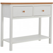 Sivupöytä Linento Furniture Noble V2, valkoinen/ruskea