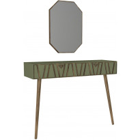 Sivupöytä ja peili Linento Furniture Forest, vihreä