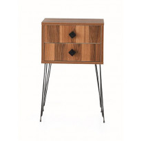 Sivupöytä Linento Furniture Melinos, ruskea