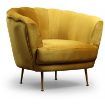 Nojatuoli Linento Furniture Daisy Armchair, keltainen