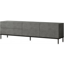TV-taso Linento Furniture LV6, kivikuosi, harmaa