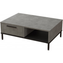 Sohvapöytä Linento Furniture LV18, kivikuosi, hopeanharmaa