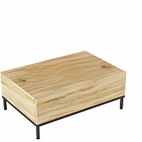Sohvapöytä Linento Furniture LV31-KL tammi/musta