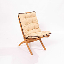 Kokoontaittuva tuoli Linento Garden MY015, ruskea/kermanvaalea