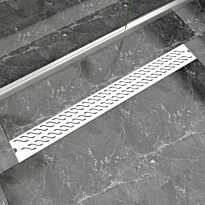 Lineaarinen suihkukaivo Aalto 1030x140mm Ruostumaton teräs