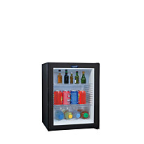 Jääkaappi Frigelux MINIBAR40, lasiovella, 40cm, musta