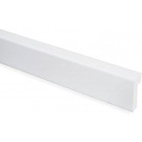 Reunalista Maler PVC, 17x42/7x2200mm, valkoinen