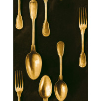 Paneelitapetti Mindthegap Cutlery Brass, 1.56x3m
