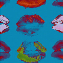 Paneelitapetti Mindthegap Neon kiss, 1.56x3m, sininen