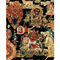 Paneelitapetti Mindthegap Tibetan tapestry metallic edition, 1.56x3m