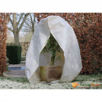 Nature fleece talvipeite vetoketjulla 70 g/m² beige 2x2,5 m
