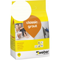 Saumalaasti Weber Classic Grout, 11 White, 3 kg