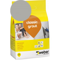 Saumalaasti Weber Classic Grout, 16 Grey, 3 kg