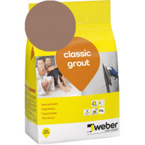 Saumalaasti Weber Classic Grout, 38 Leather, 3 kg