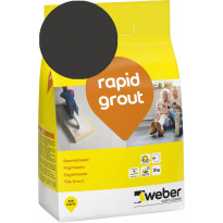 Saumalaasti Weber Rapid Grout, 20 Graphite, 3 kg