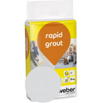 Saumalaasti Weber Rapid Grout, 13 Silver grey, 15 kg