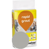 Saumalaasti Weber Rapid Grout, 16 Grey, 15 kg