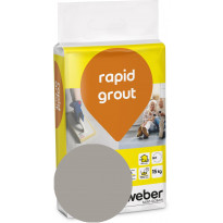 Saumalaasti Weber Rapid Grout, 17 Medium grey, 15 kg