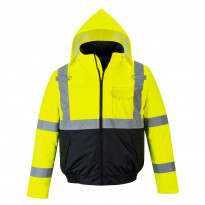 Bombertakki Portwest S363 Hi-Vis 300D, keltainen/musta