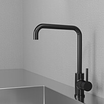 Keittiöhana Scandtap Steel Square Shadow, musta