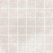 Mosaiikkilaatta Pukkila Europe White, himmeä, sileä, 50x50mm
