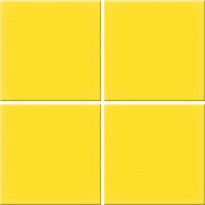 Lattialaatta Pukkila Color Yellow, himmeä, sileä, 97x97mm